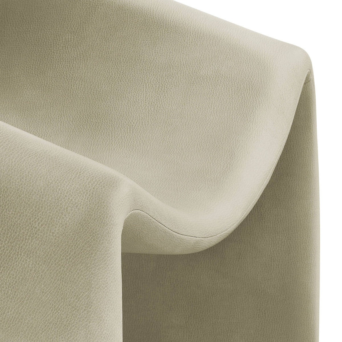 Vivi Vegan Leather Curved Arm Accent Chair by Modway, photo 7 of 27