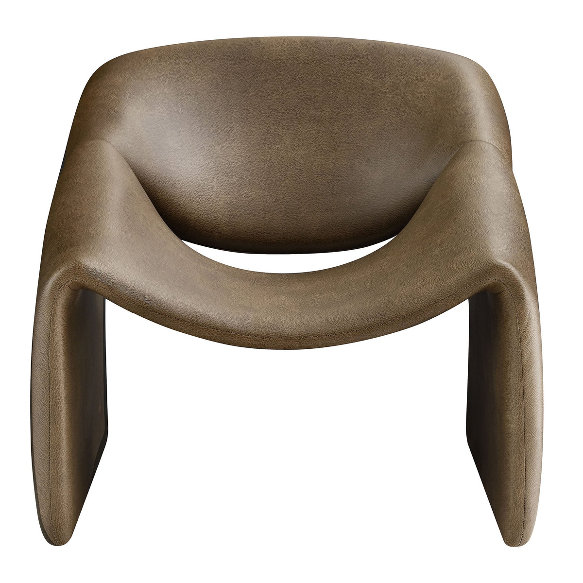 Vivi Vegan Leather Curved Arm Accent Chair by Modway, photo 15 of 27