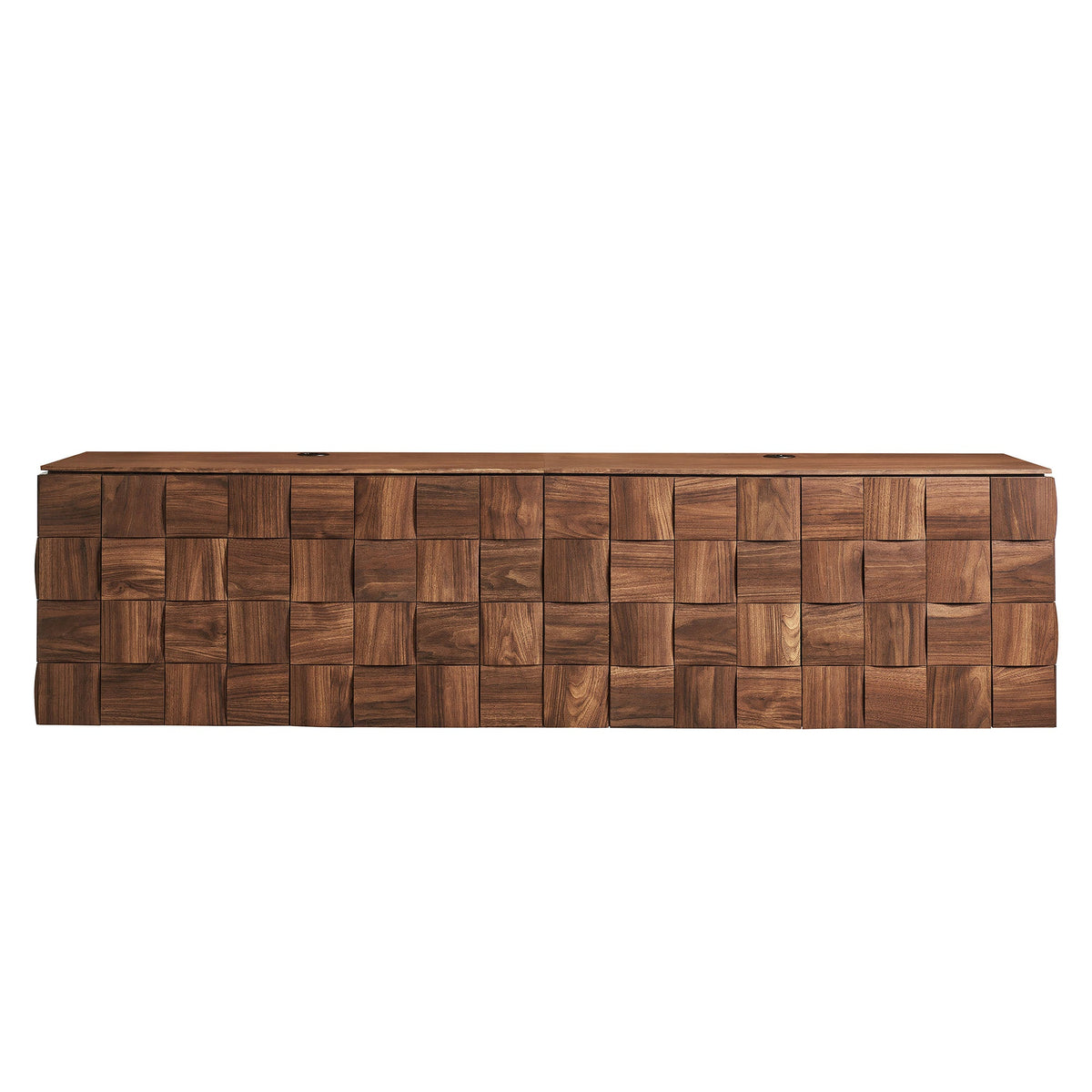 Duskin Geometric Block Design Wall Mounted TV Stand by Modway, photo 14 of 19