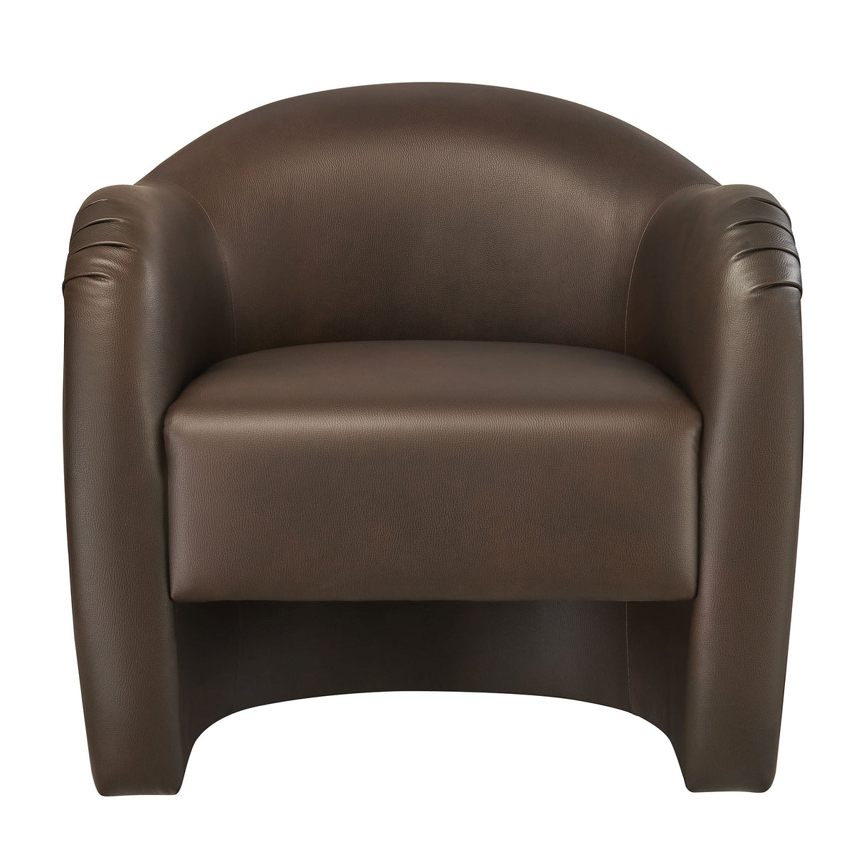 Compose Barrel Vegan Leather Accent Chair by Modway, photo 6 of 36
