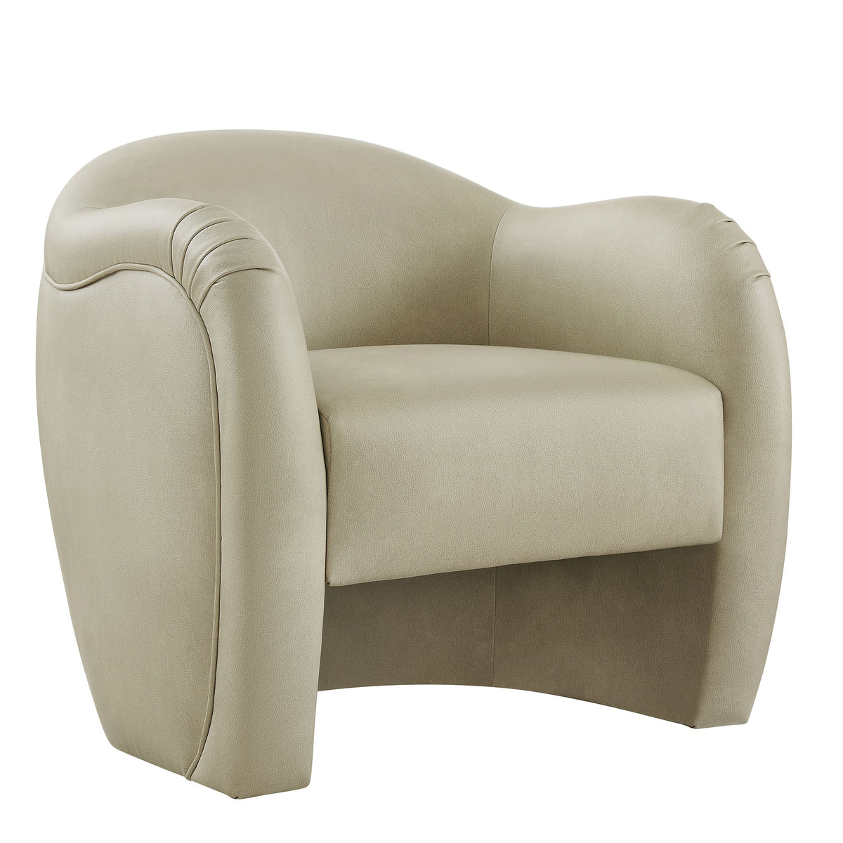 Compose Barrel Vegan Leather Accent Chair by Modway, photo 10 of 36