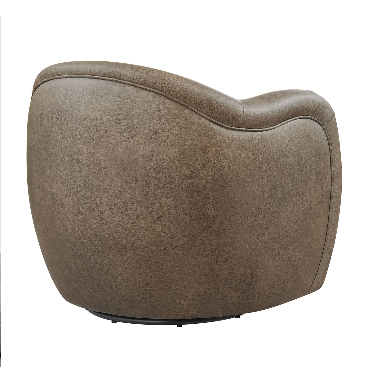 Compose Barrel Vegan Leather Swivel Armchair by Modway, photo 5 of 18