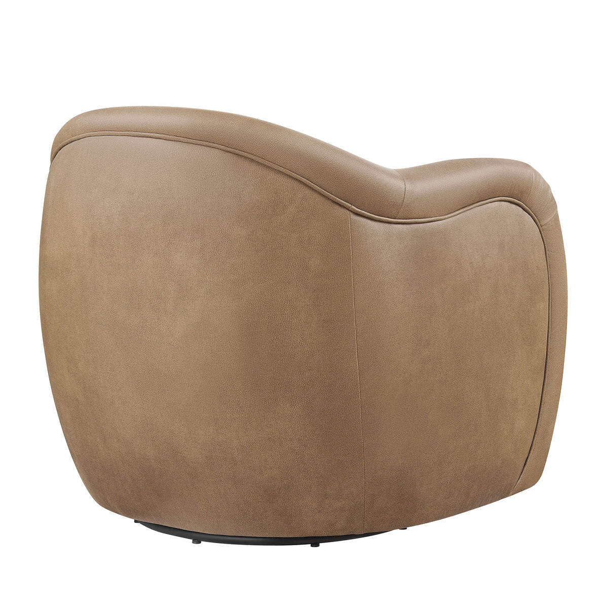 Compose Barrel Vegan Leather Swivel Armchair by Modway, photo 14 of 18