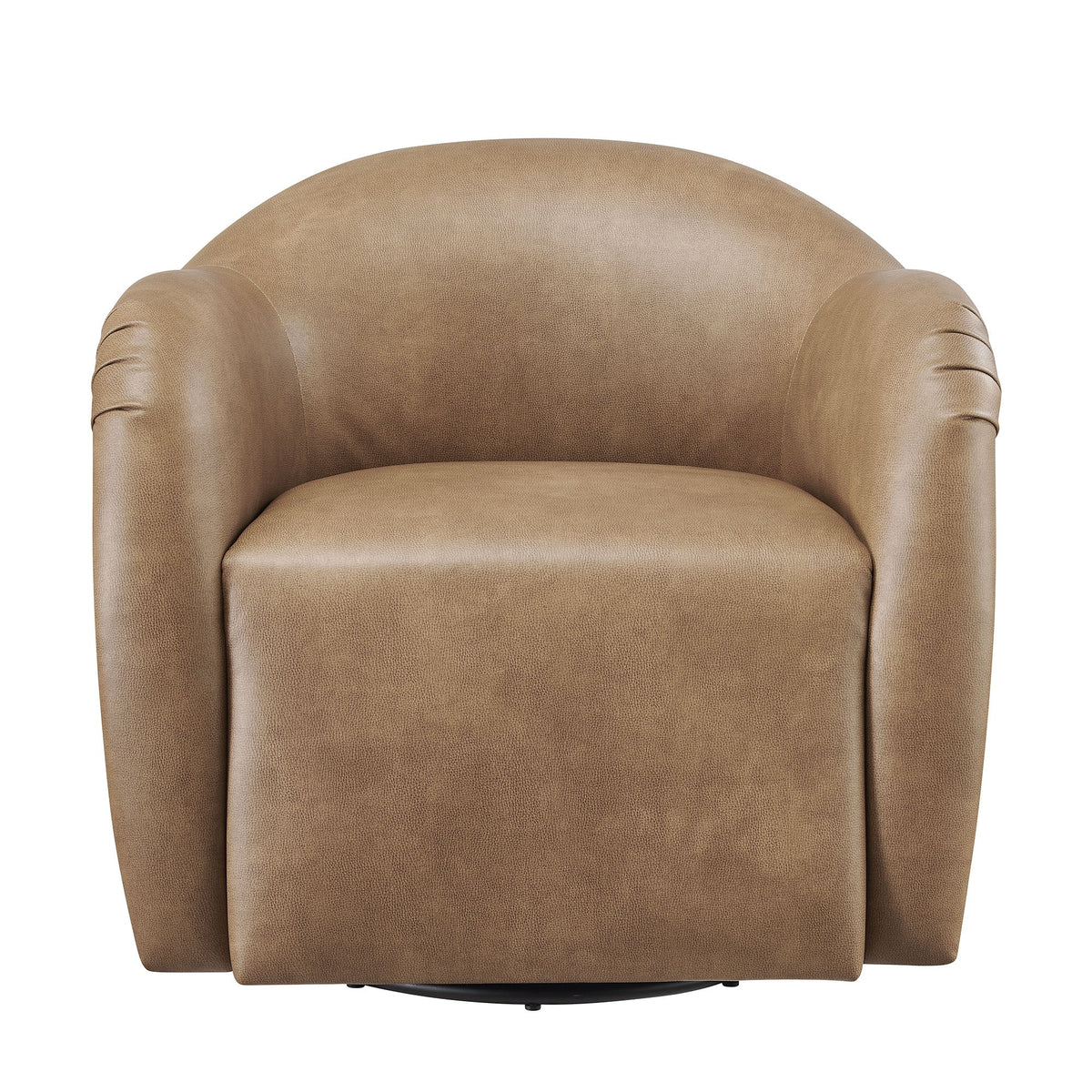 Compose Barrel Vegan Leather Swivel Armchair by Modway, photo 15 of 18