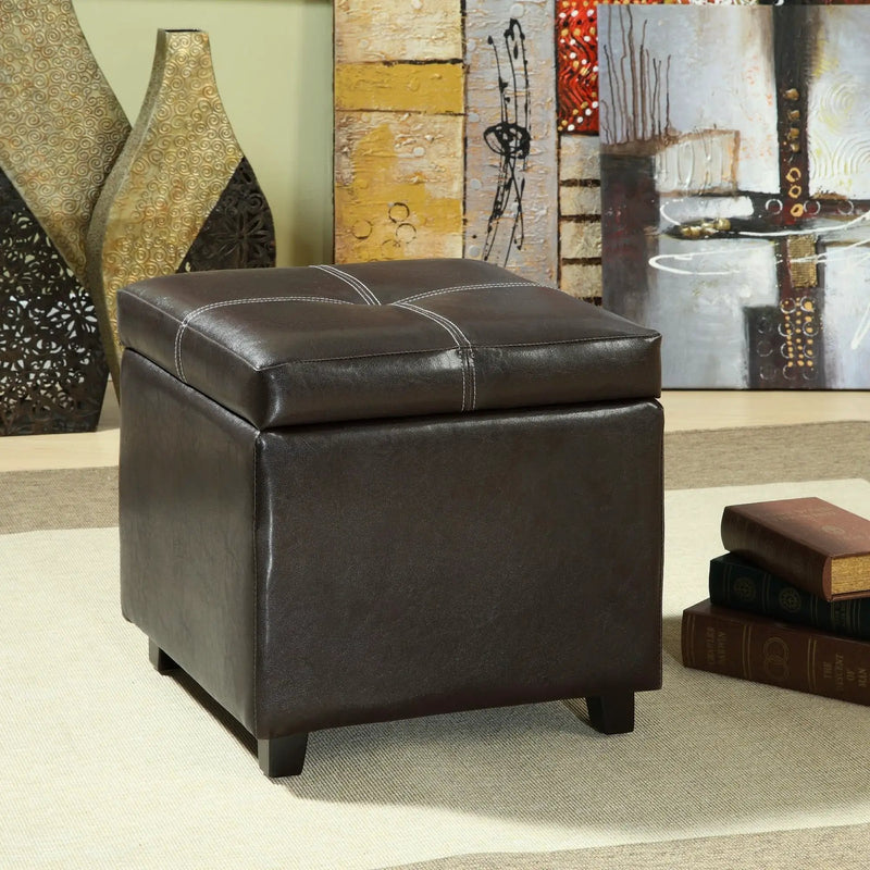 Treasure Upholstered Vinyl Ottoman by Modway by HouseOfZazla
