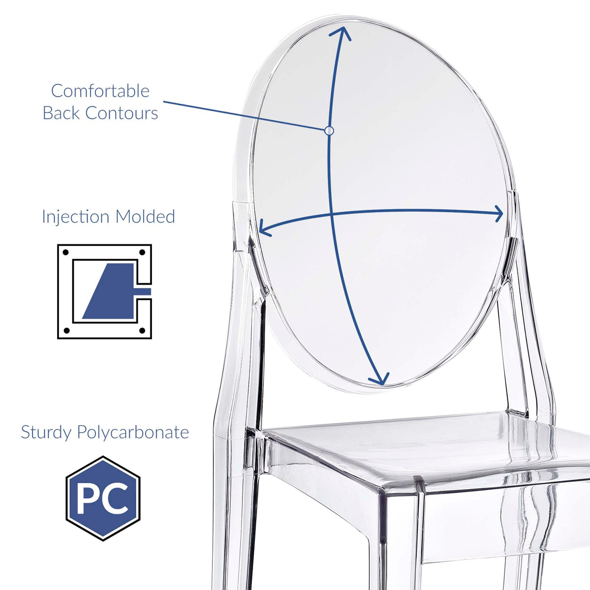 Casper Dining Chairs Set of 4 by Modway, photo 2 of 6