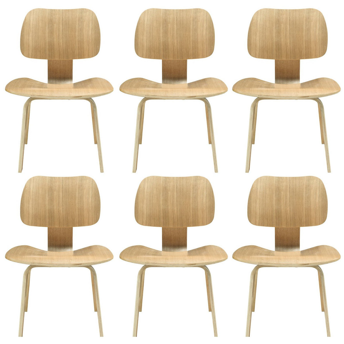 Fathom Dining Chairs Set of 6 by Modway