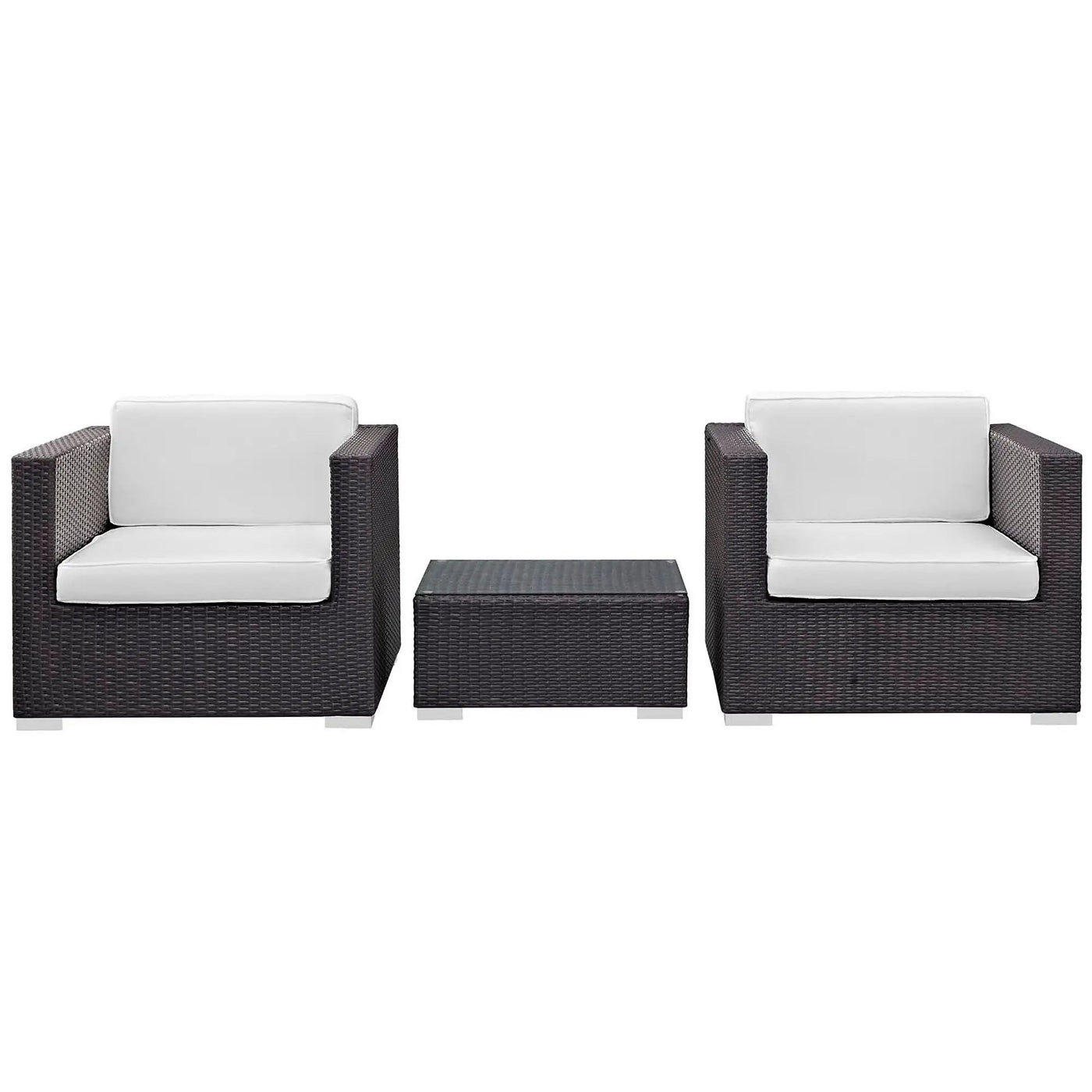 Burrow 3 Piece Outdoor Patio Sofa Set by Modway by HouseOfZazla