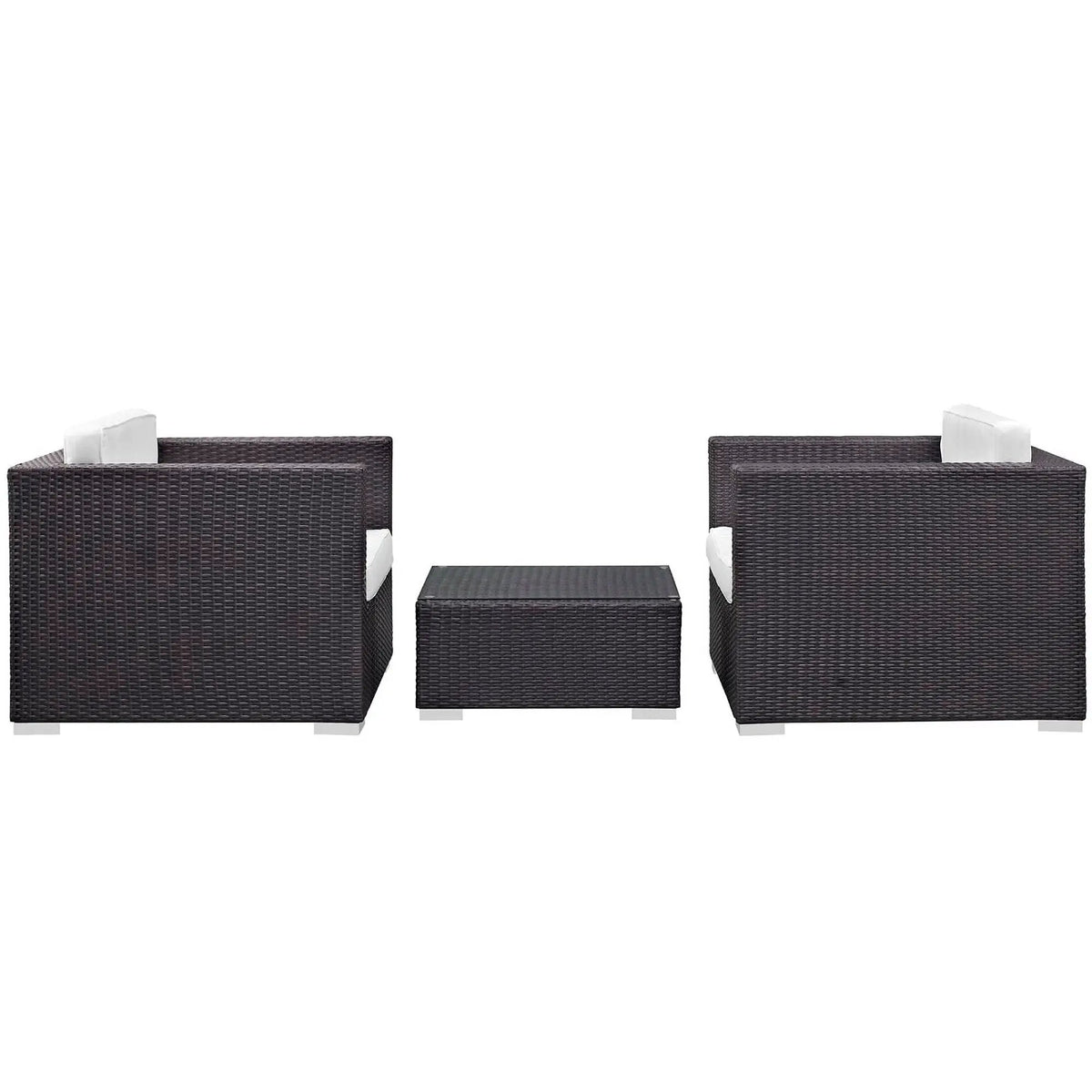 Burrow 3 Piece Outdoor Patio Sofa Set by Modway by HouseOfZazla