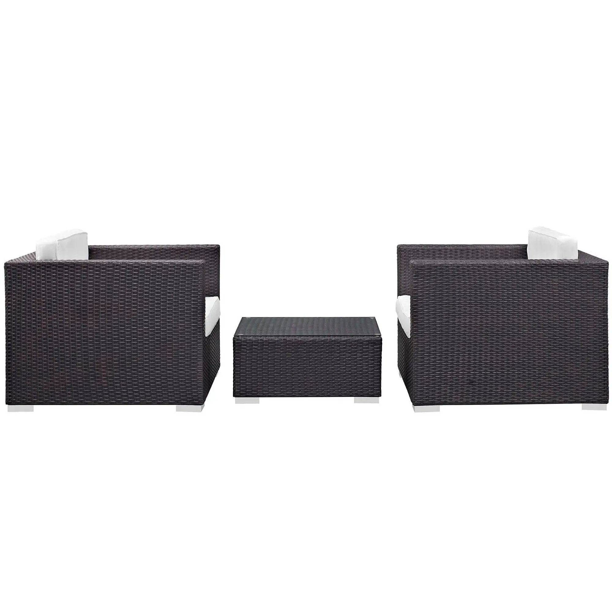 Burrow 3 Piece Outdoor Patio Sofa Set by Modway by HouseOfZazla