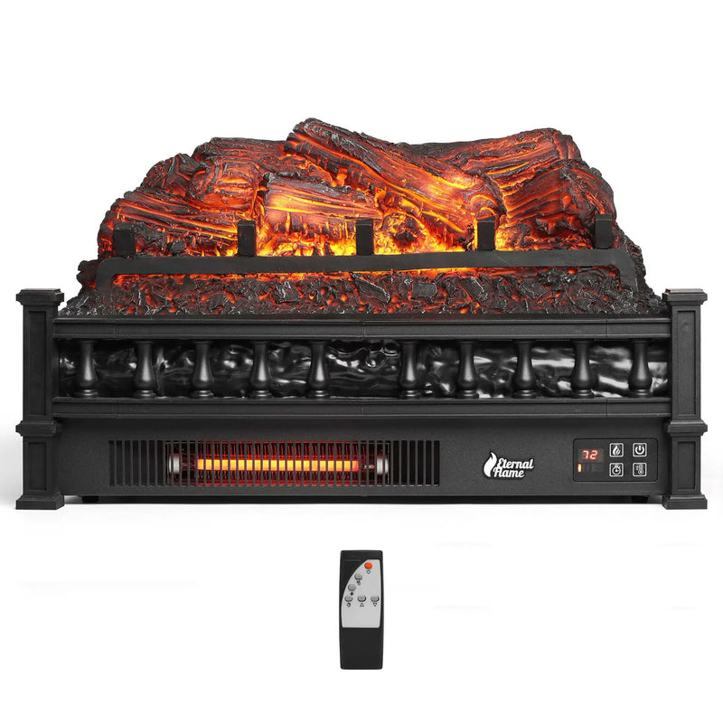 Eternal Flame EF23-PB Electric Fireplace Logs by TURBRO