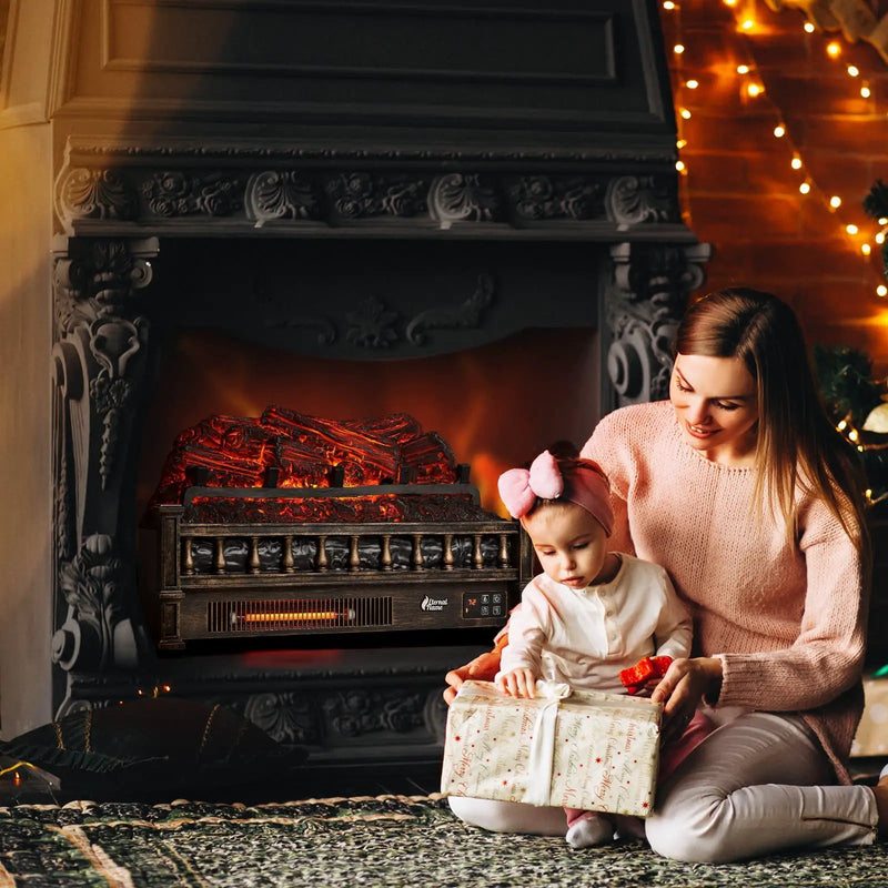 Eternal Flame EF23-PB Electric Fireplace Logs by TURBRO
