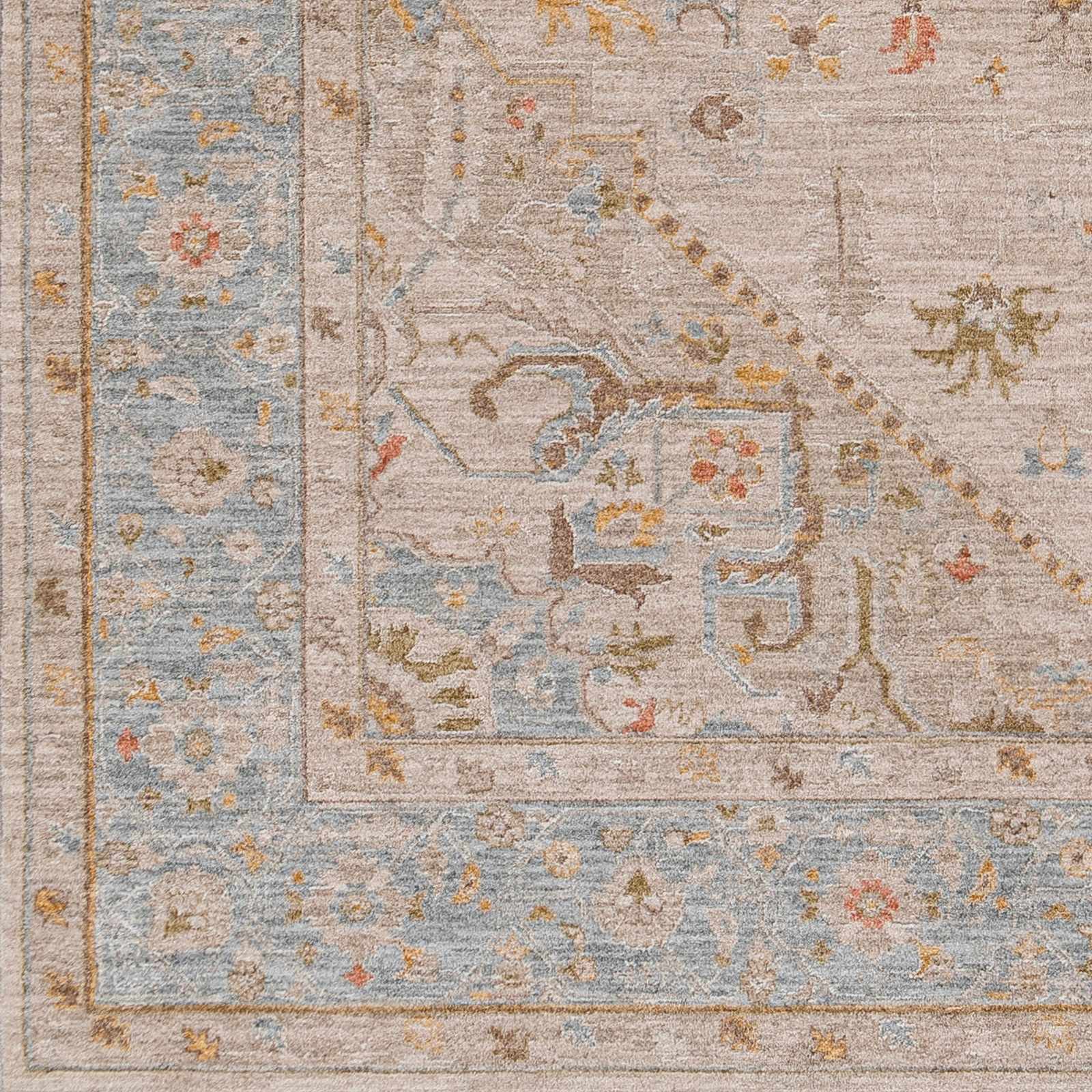 Ehan Cream Thick Luxe Oushak Rug by Boutique Rugs
