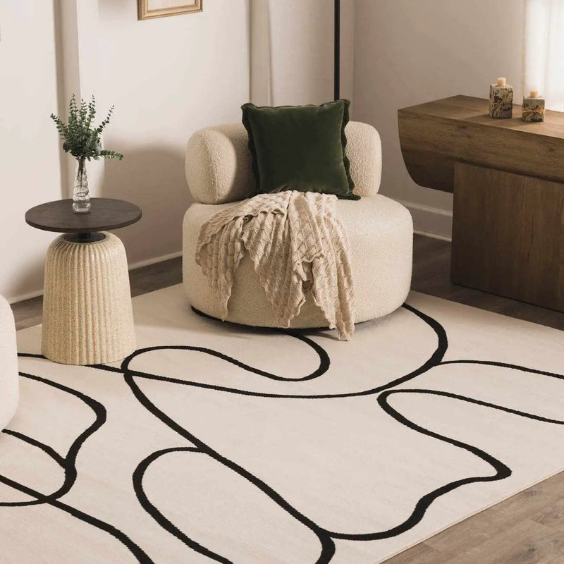 Eilir Modern Low Profile Boho Rug by Boutique Rugs