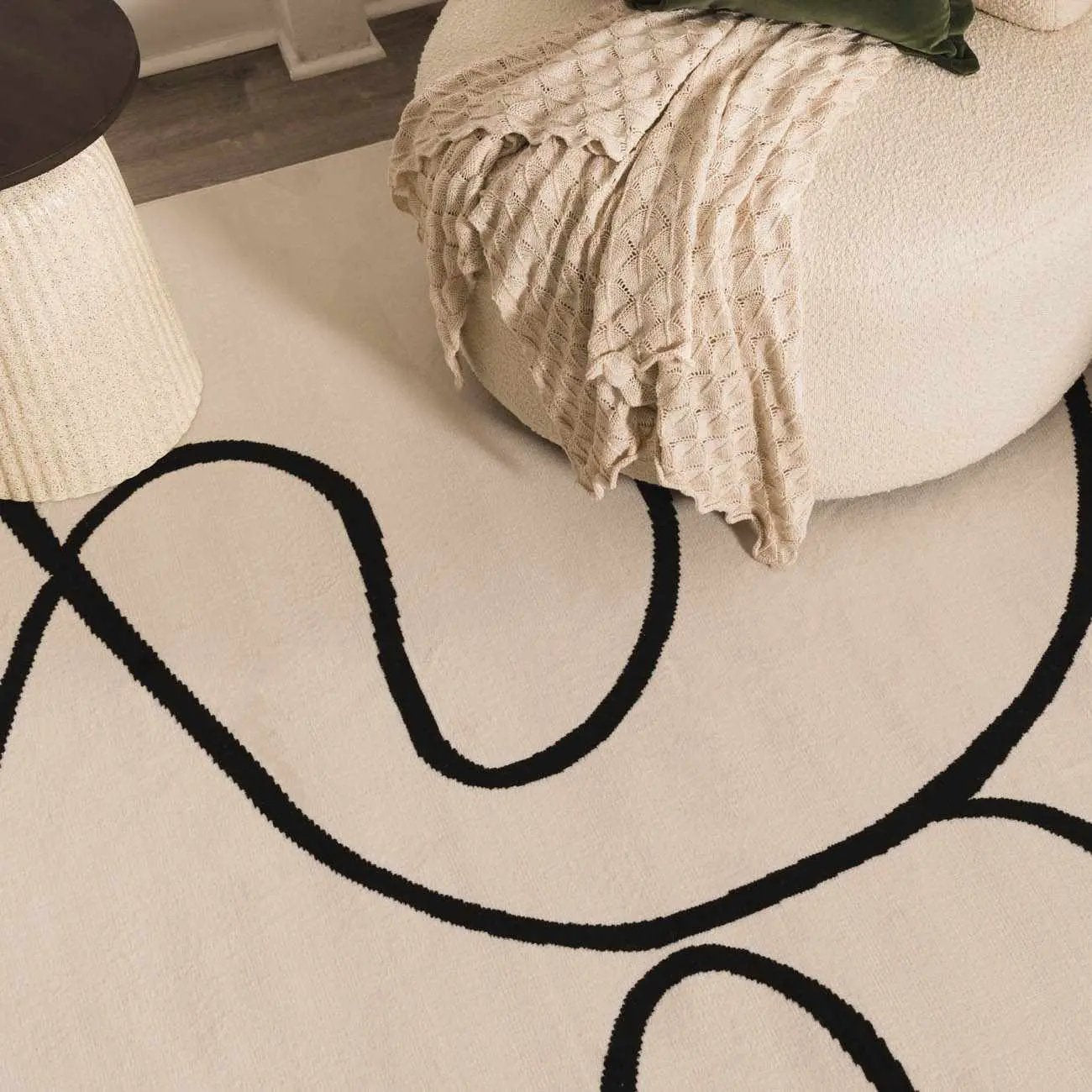 Eilir Modern Low Profile Boho Rug by Boutique Rugs