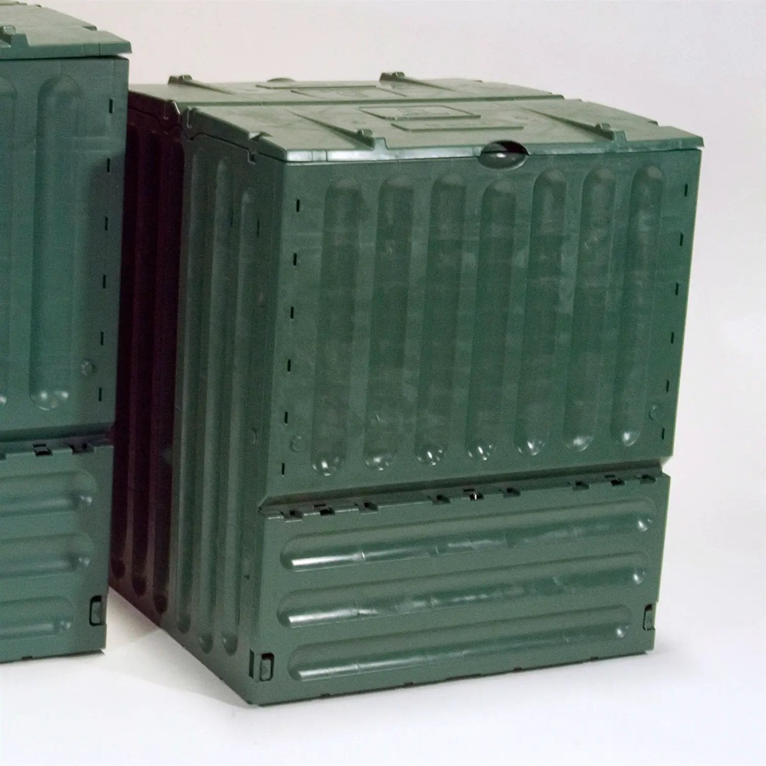 Outdoor Composting 110-Gallon Composter Recycle Plastic Compost Bin - Green by HomePacific