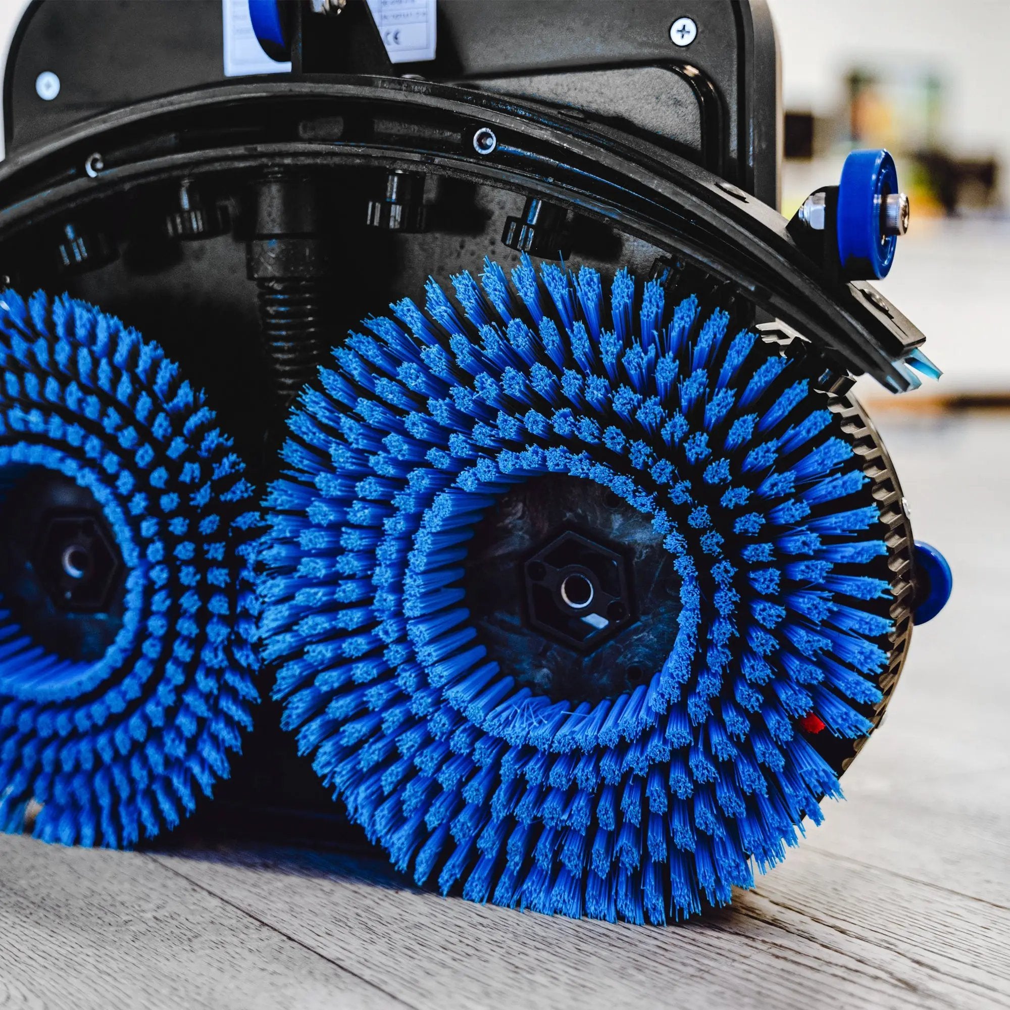Electric Floor Scrubber Cleaner with 18” Power Mop Brushes Cordless 36V Battery Powered by Tomahawk Power