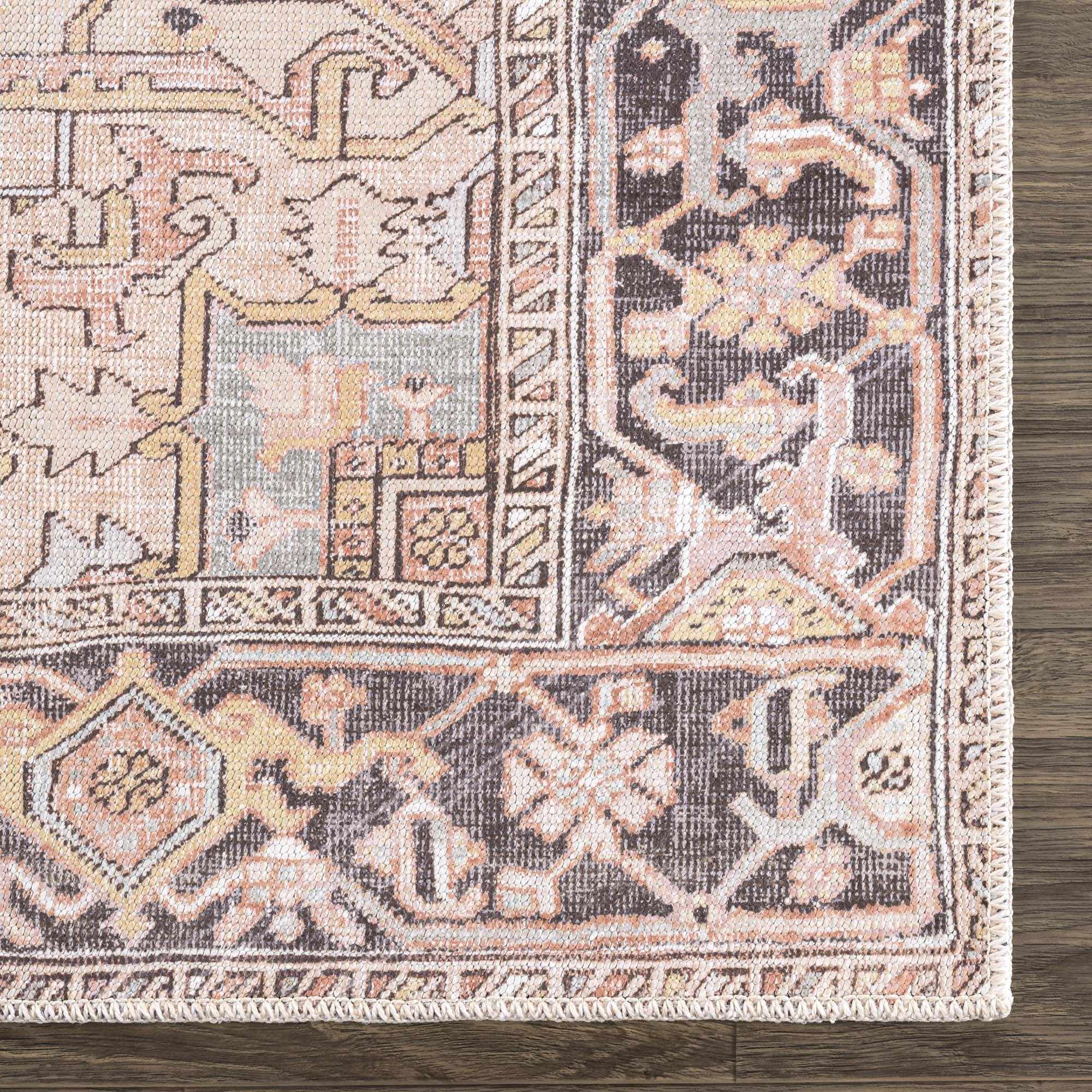 Nadia Dust Pink Area Rug - Clearance by Boutique Rugs
