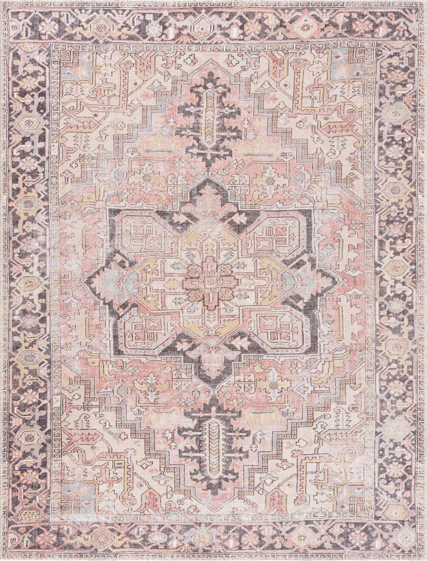 Nadia Dust Pink Area Rug - Clearance by Boutique Rugs