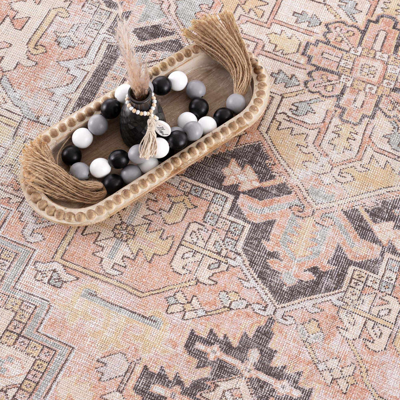 Nadia Dust Pink Area Rug - Clearance by Boutique Rugs