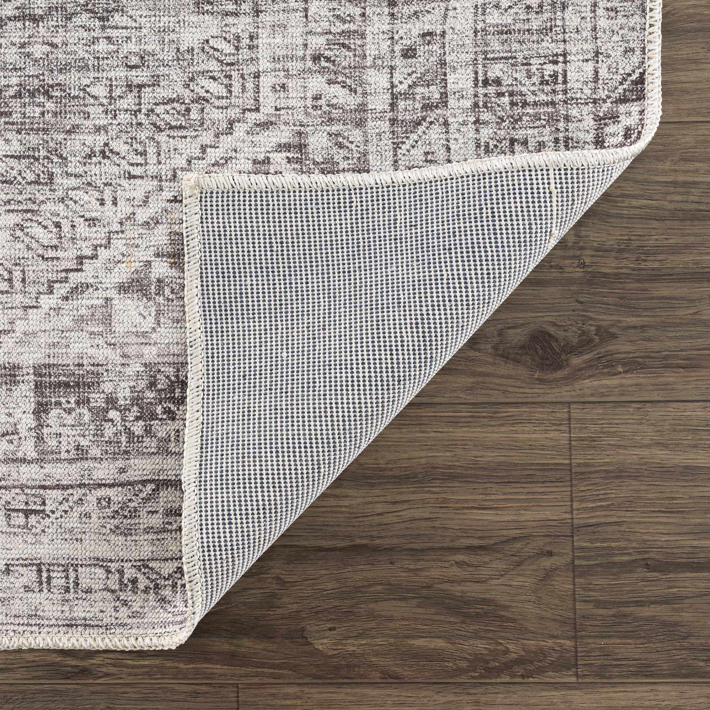Nadie Blue Gray Medallion Area Rug - Clearance by Boutique Rugs