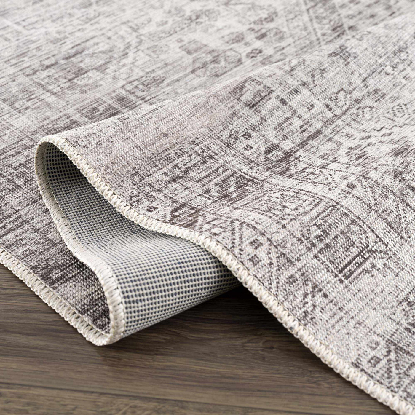 Nadie Blue Gray Medallion Area Rug - Clearance by Boutique Rugs