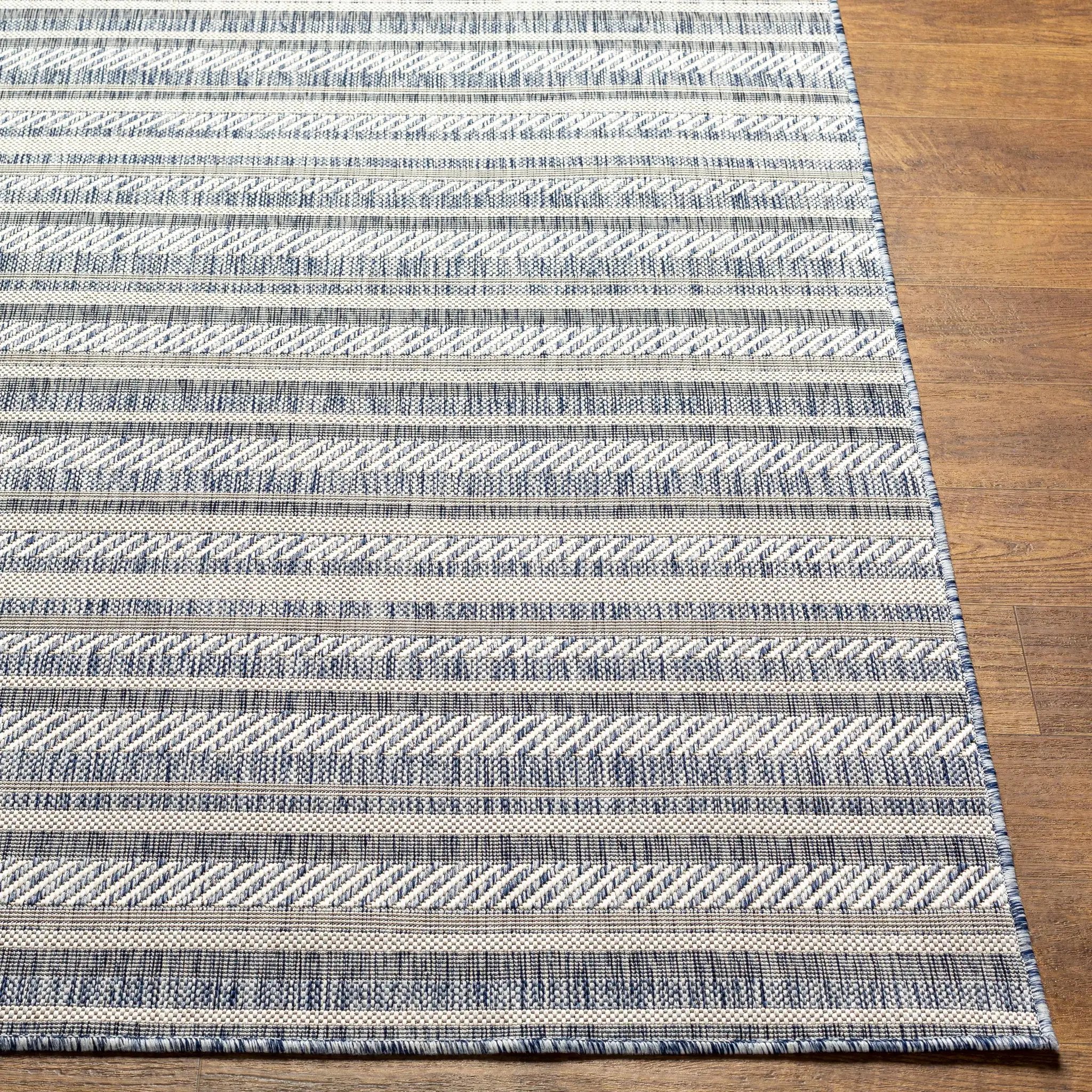 Emirgazi Striped Nordic Outdoor Rug by Boutique Rugs