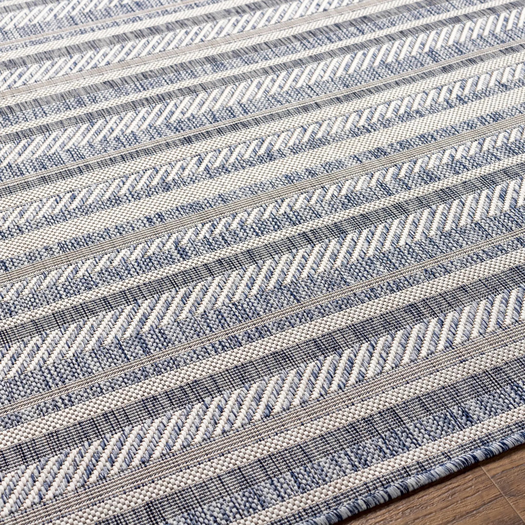 Emirgazi Striped Nordic Outdoor Rug by Boutique Rugs