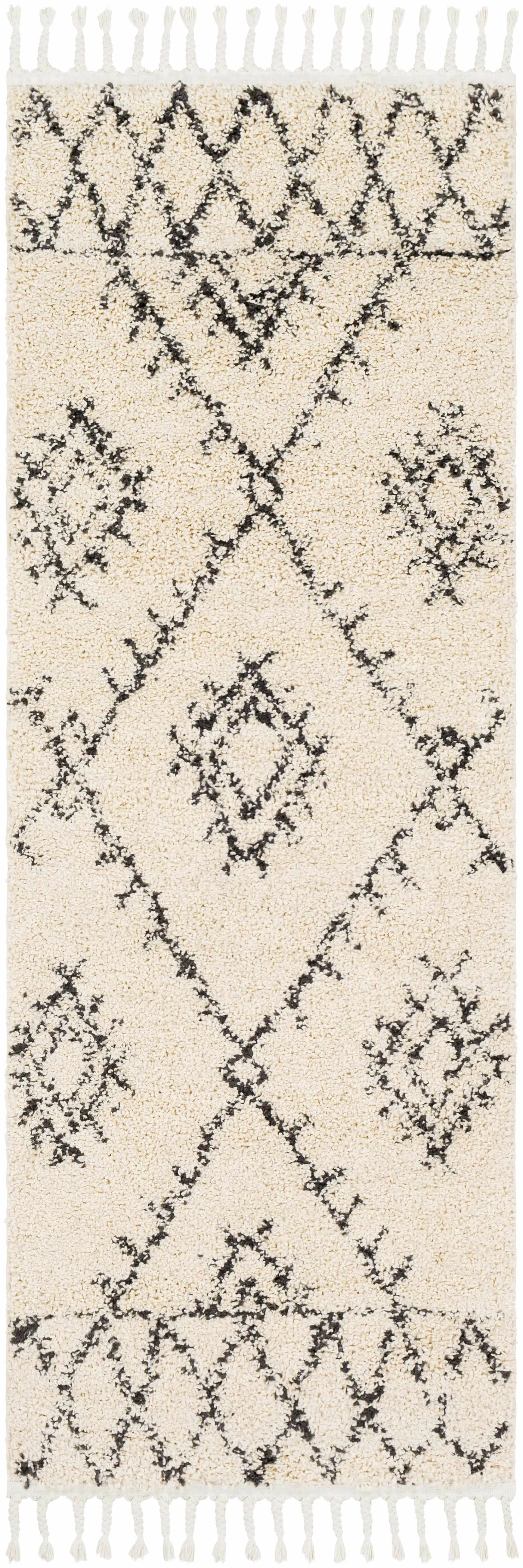 Emlenton Berber Shag with Tassels - Clearance by Boutique Rugs