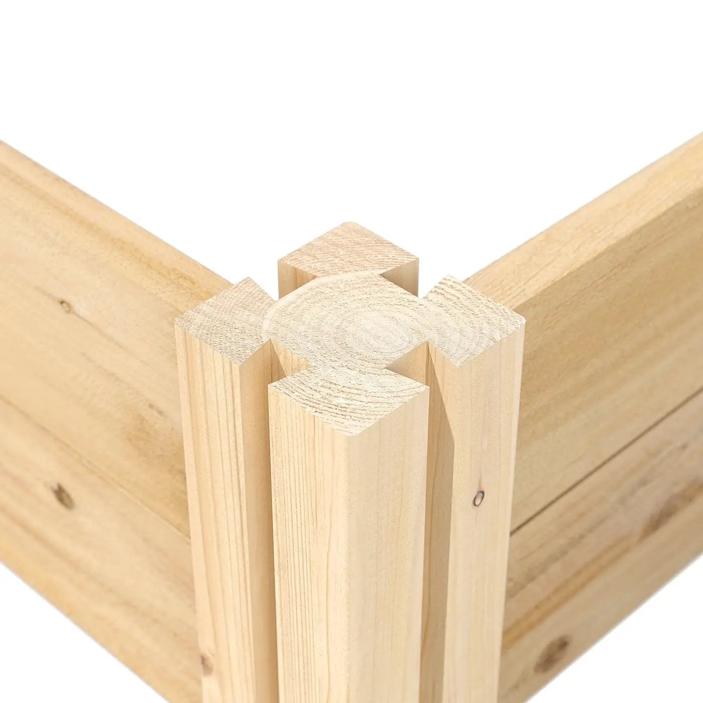 4 ft x 4 ft Pine Wood Raised Garden Bed - Made in USA by HomePacific