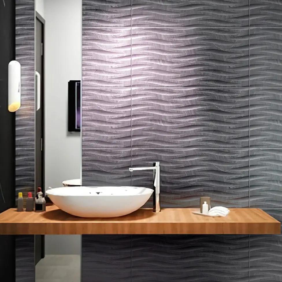 Coal Black 12x24 Matte Field Porcelain Tile (5 pack, 10.763 sq ft/case) by Apollo Tile