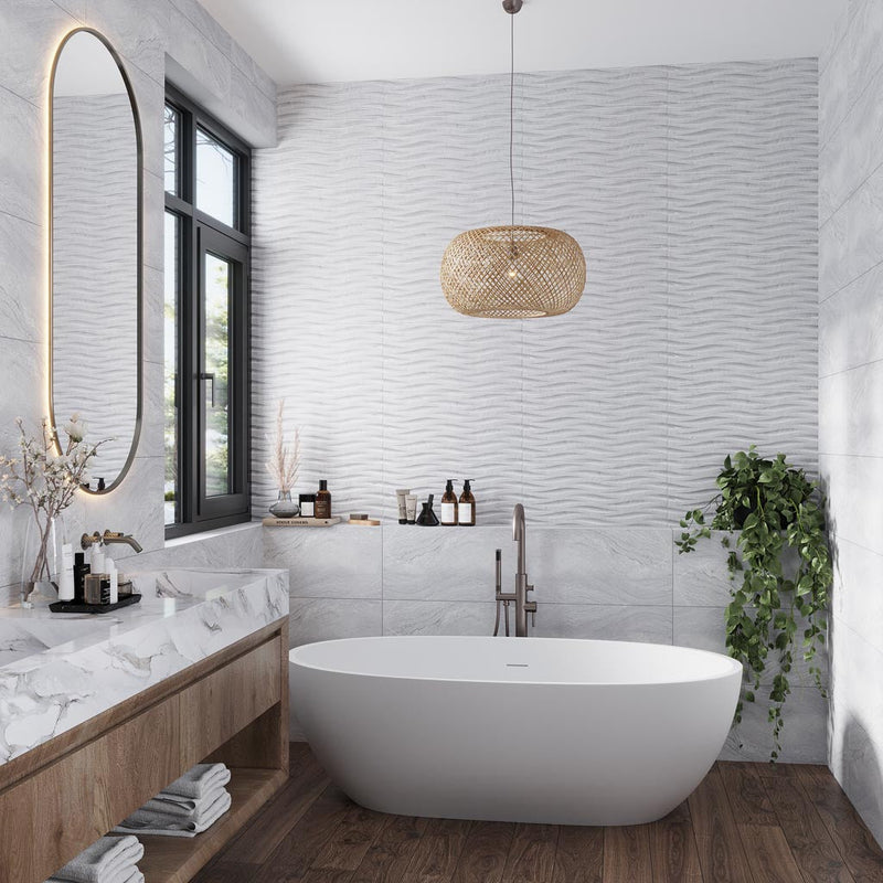 Light Gray 12x24 Matte Field Porcelain Tile (5 pack, 10.763 sq ft/case), photo 2 of 7