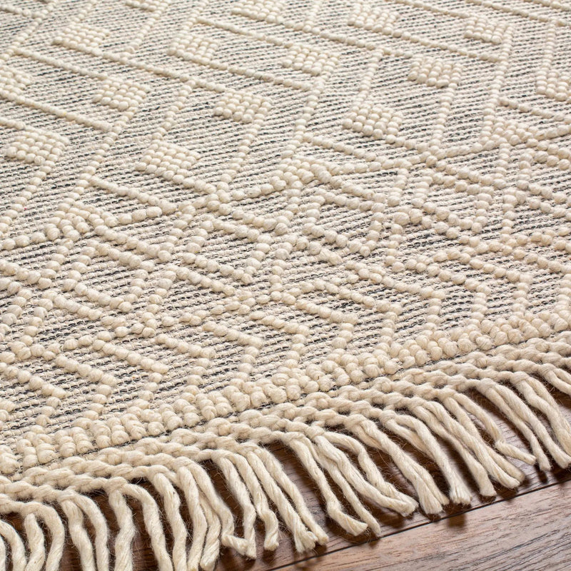 Erica Wool Rug with Tassels - Clearance by Boutique Rugs