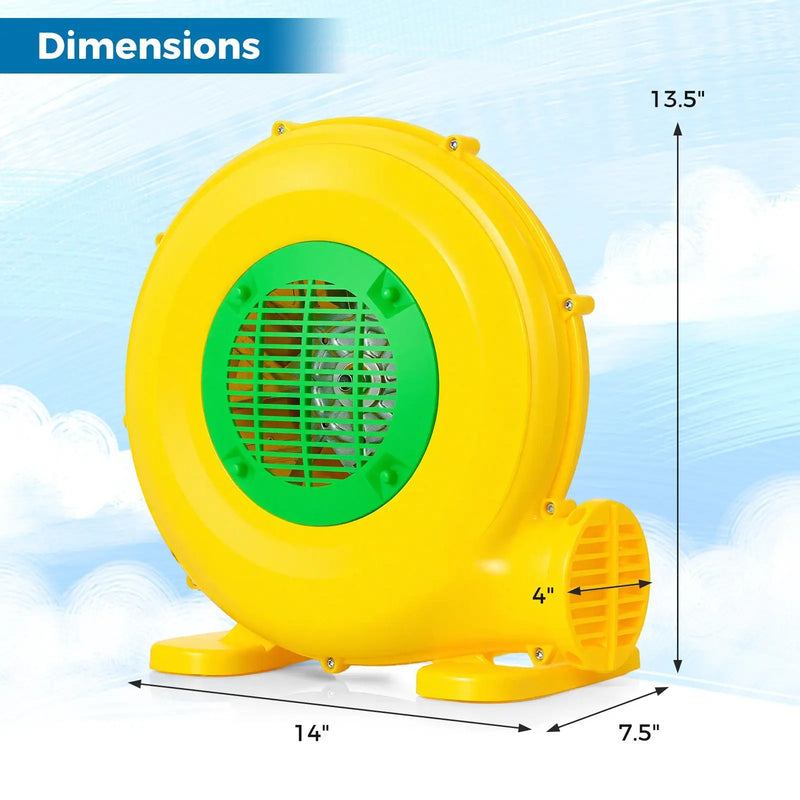 480W Bounce House Blower with Handle and Ground Stakes by DirectDeals