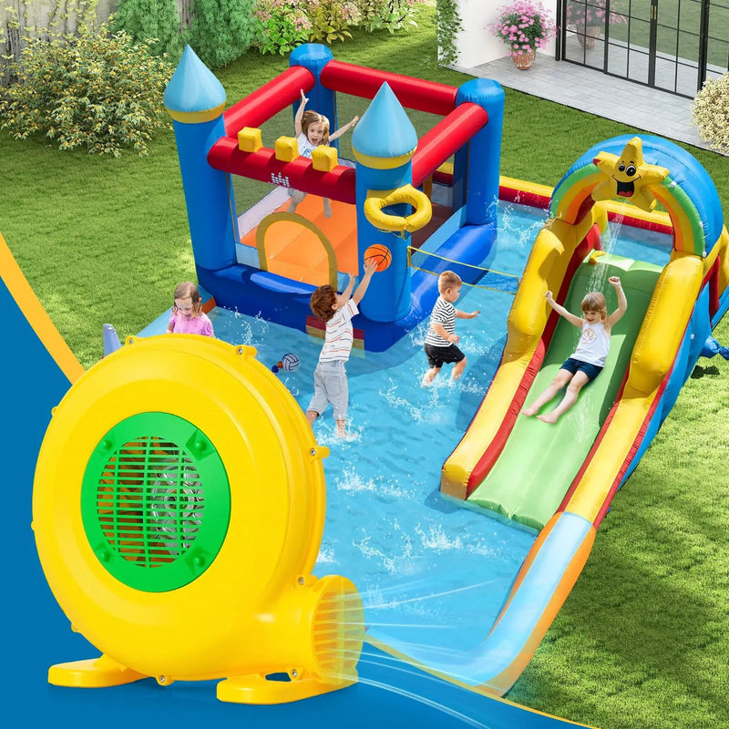 480W Bounce House Blower with Handle and Ground Stakes by DirectDeals