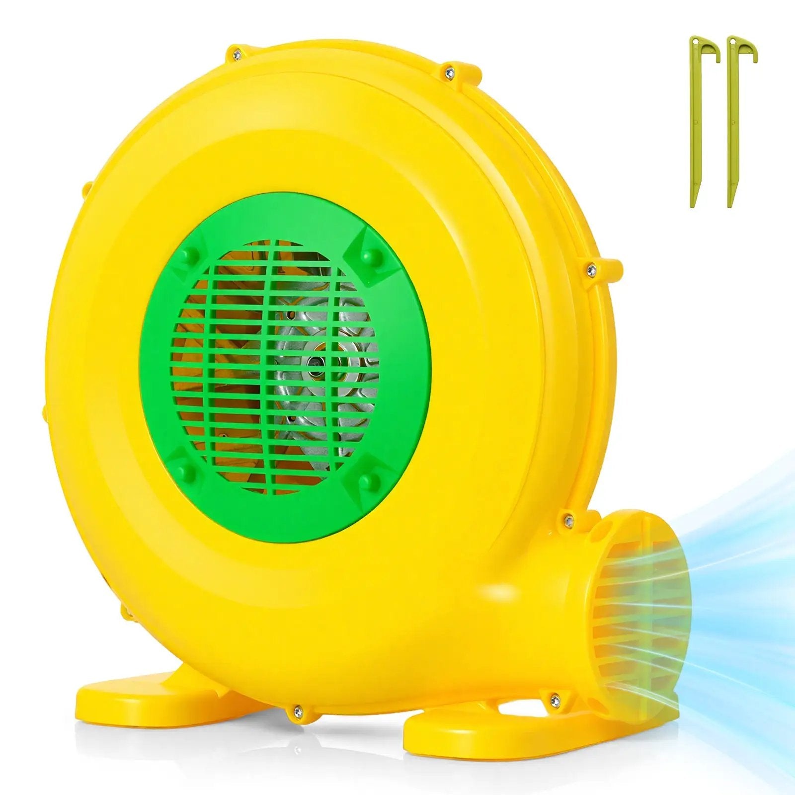 480W Bounce House Blower with Handle and Ground Stakes by DirectDeals