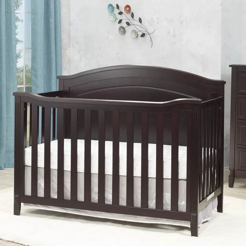 SF Home Espresso Solid Wood Convertible Crib - Toddler Bed Sold Separately by HomePacific