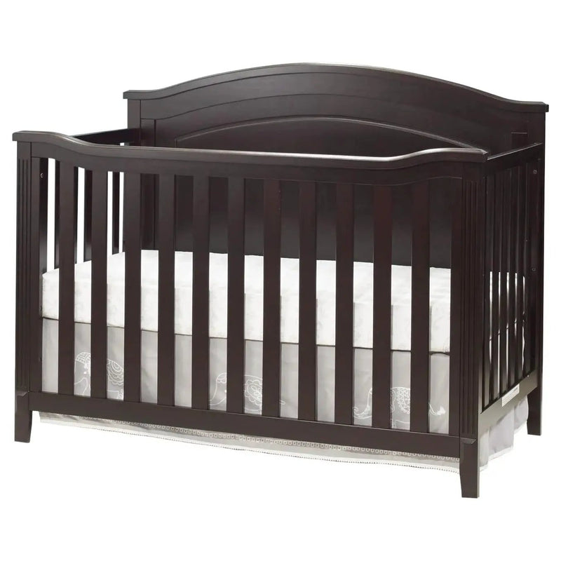 SF Home Espresso Solid Wood Convertible Crib - Toddler Bed Sold Separately by HomePacific