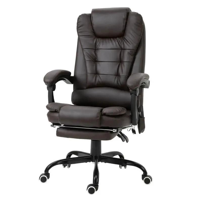 Espresso 7 Mode Vibrating High Back Executive Massage Adjustable Office Chair by HomePacific