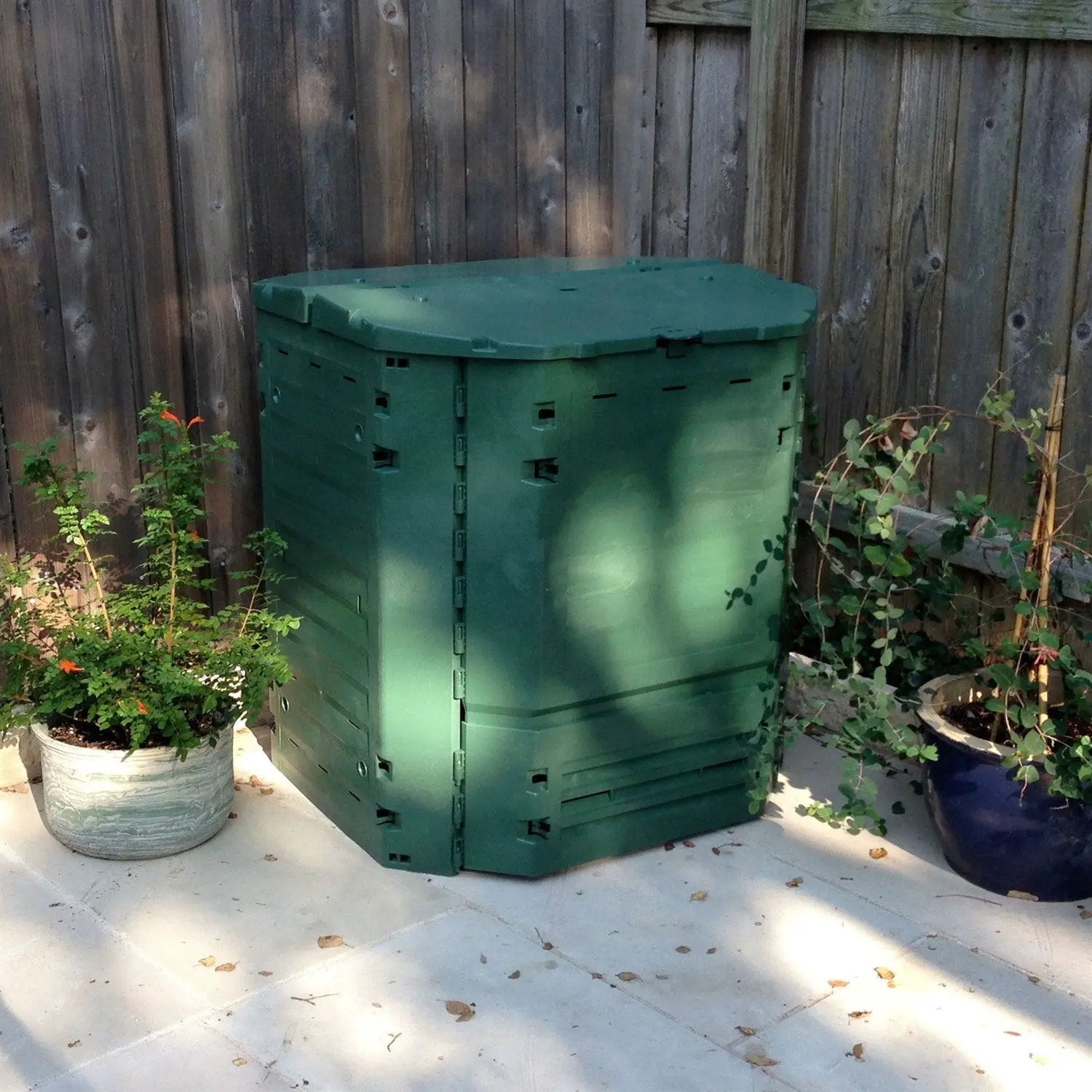 Heavy Duty Plastic 32-Cubic ft. Home Compost Bin Compooster by HomePacific