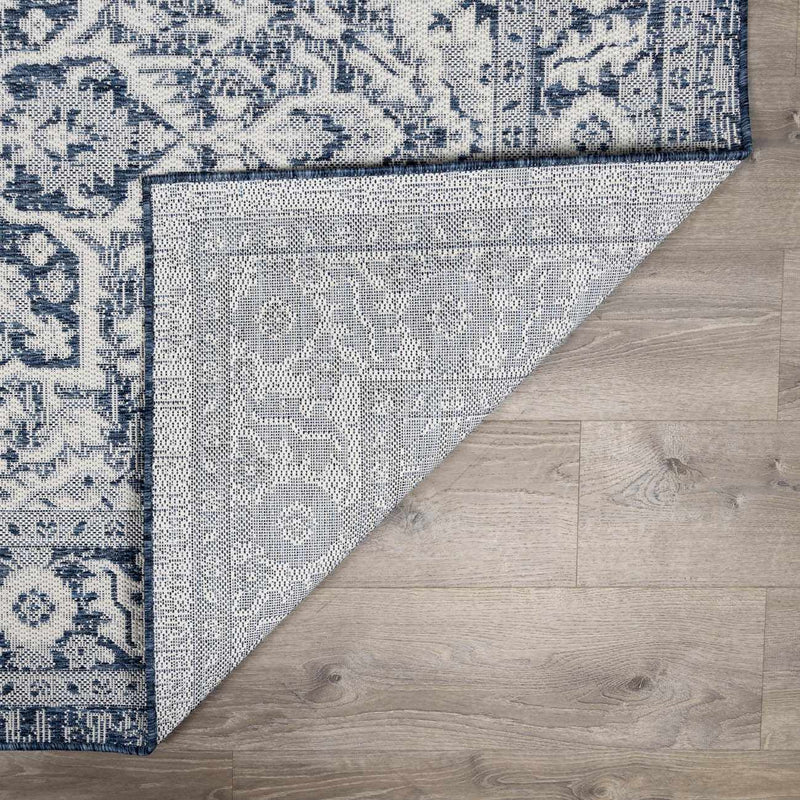 Etoile Navy Blue Performance Outdoor Rug by Boutique Rugs