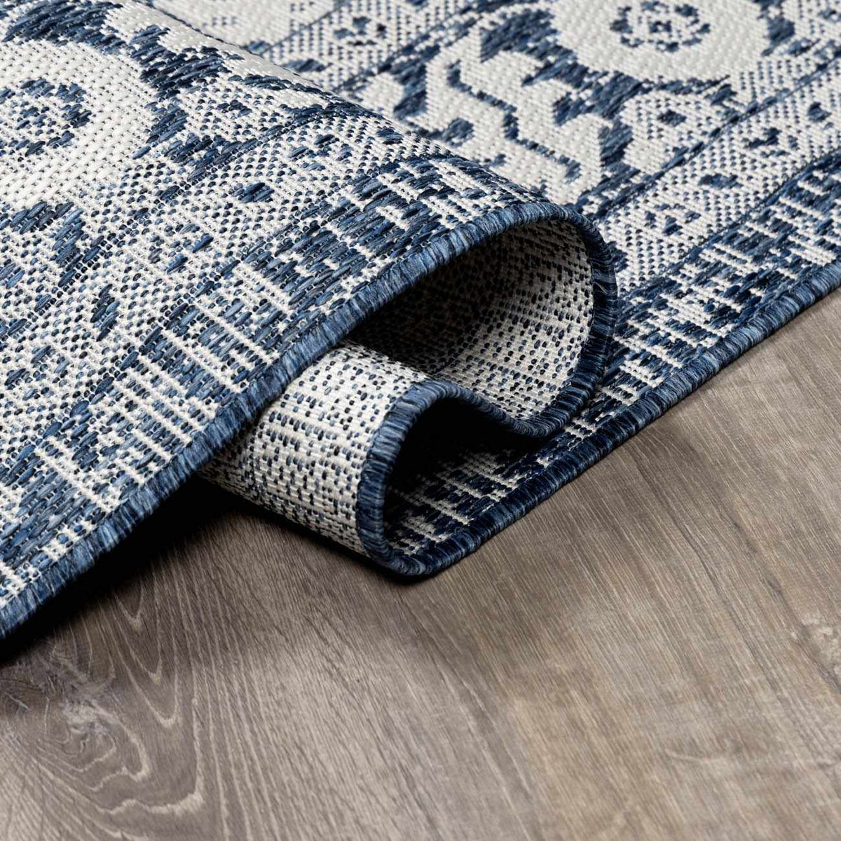 Etoile Navy Blue Performance Outdoor Rug, photo 17 of 20