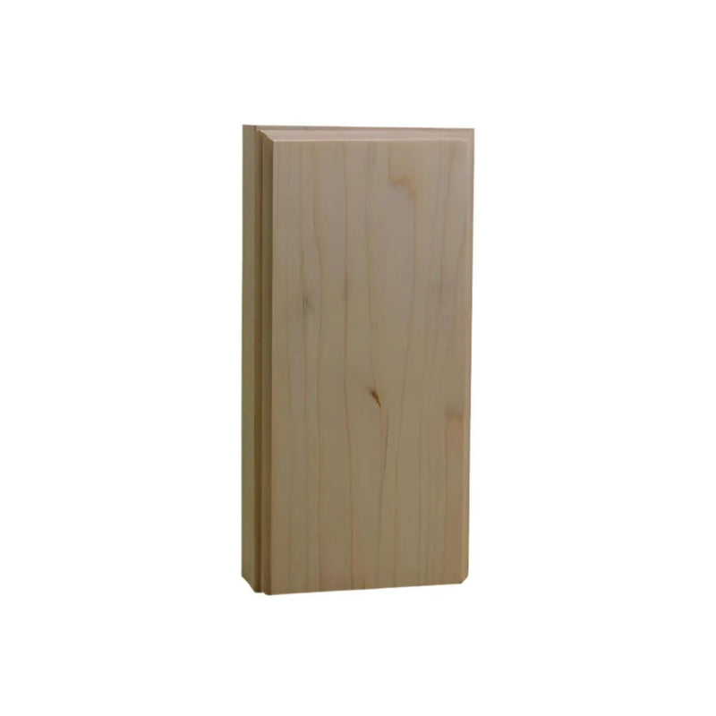 EWAP36 Casing Plinth Block 1 inch x 3 Inch x 6 inch Tall Unfinished by NewMouldings