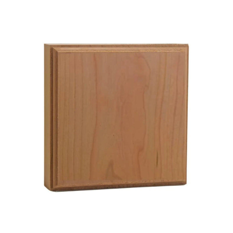 EWAP41 Casing Corner Block 1 inch x 4 inch Square Unfinished by NewMouldings