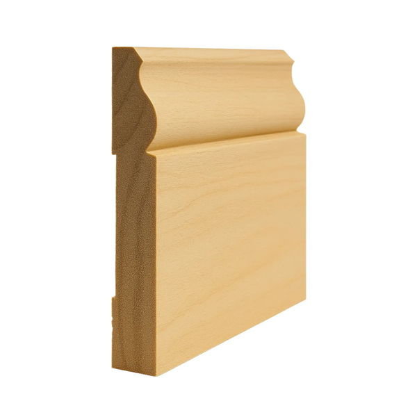 EWBB11 Colonial Baseboard 4" Tall x 11/16" Moulding. Unfinished