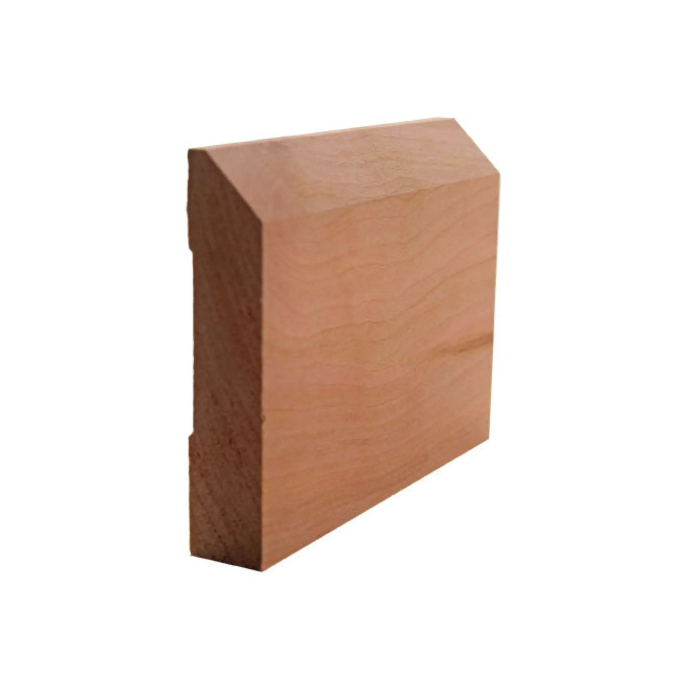 EWBB14 Beveled Edge Baseboard 3-1/2" Tall x 11/16" Moulding Unfinished by NewMouldings