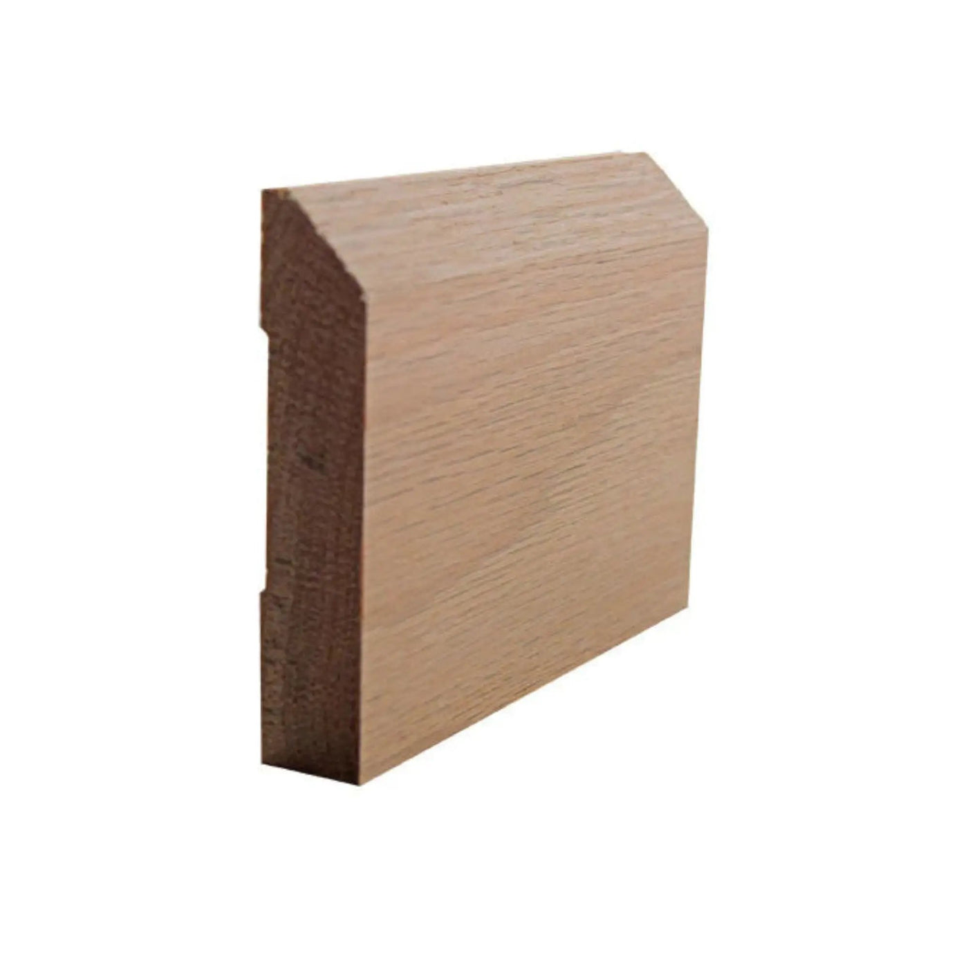 EWBB14 Beveled Edge Baseboard 3-1/2" Tall x 11/16" Moulding Unfinished by NewMouldings