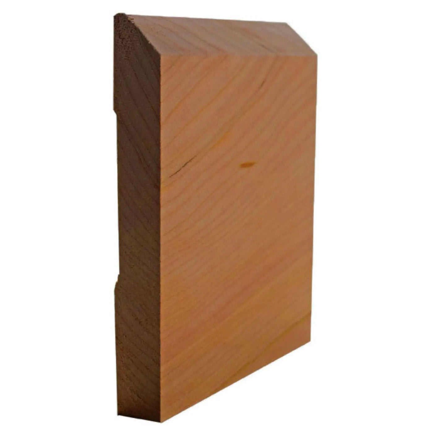 EWBB15 Beveled Edge Baseboard 5-1/4" Tall x 11/16" Moulding Unfinished by NewMouldings