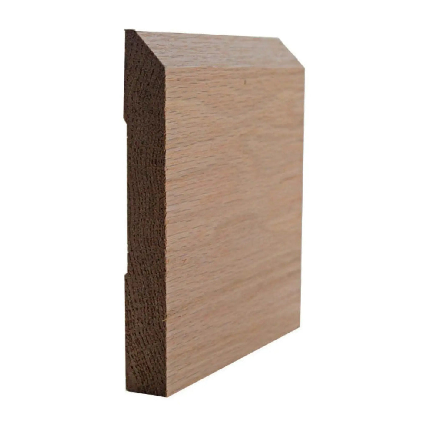 EWBB15 Beveled Edge Baseboard 5-1/4" Tall x 11/16" Moulding Unfinished by NewMouldings