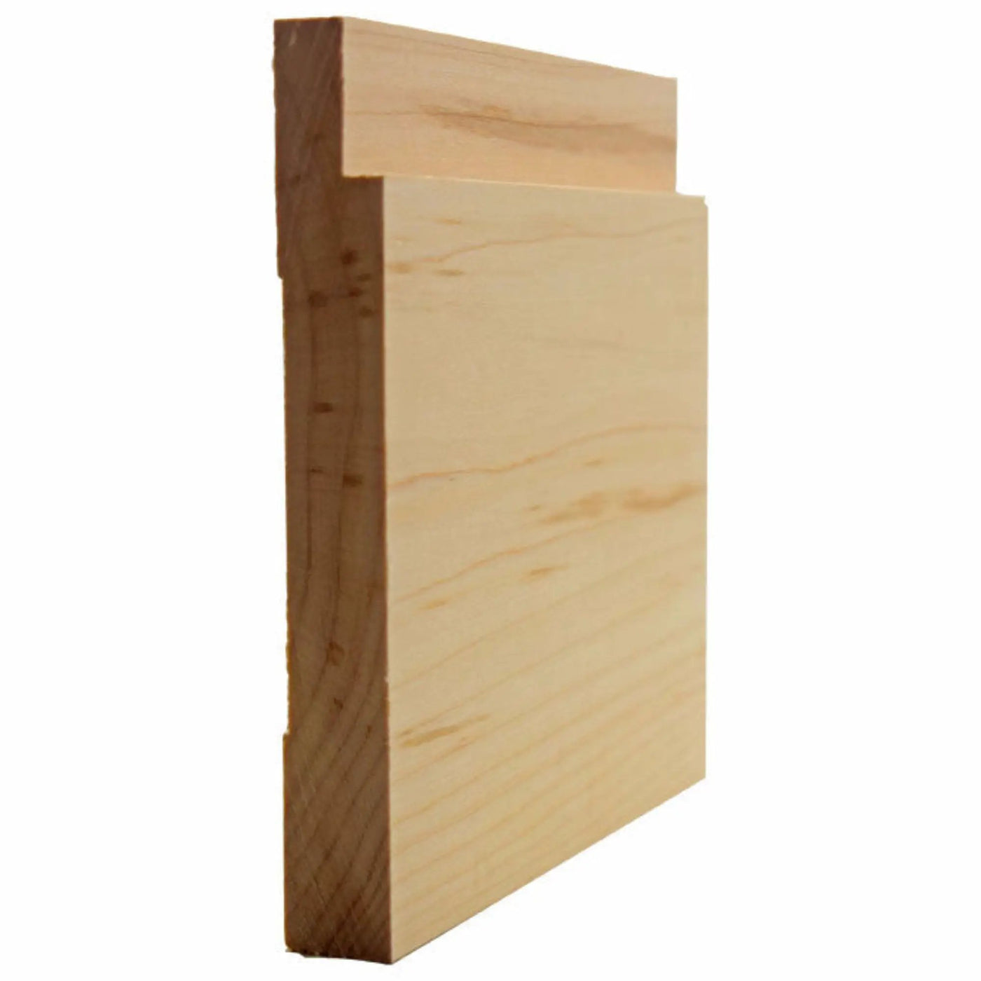 EWBB18 Notched Baseboard 5-1/4" Tall x 11/16"Moulding. Unfinished by NewMouldings